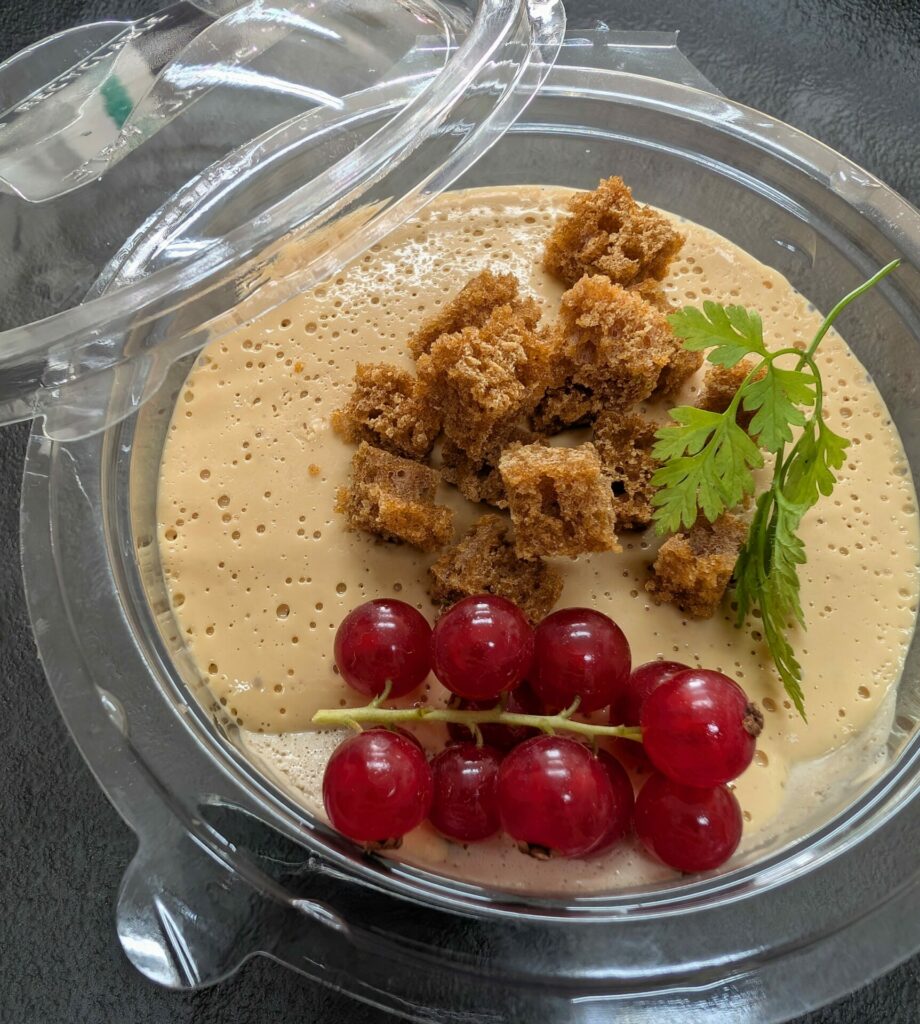 Panna Cotta Foie Gras sur Lit forestier