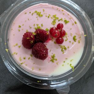 Panna cotta Frambois citron