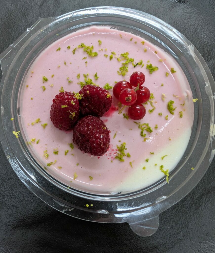 Panna cotta Frambois citron
